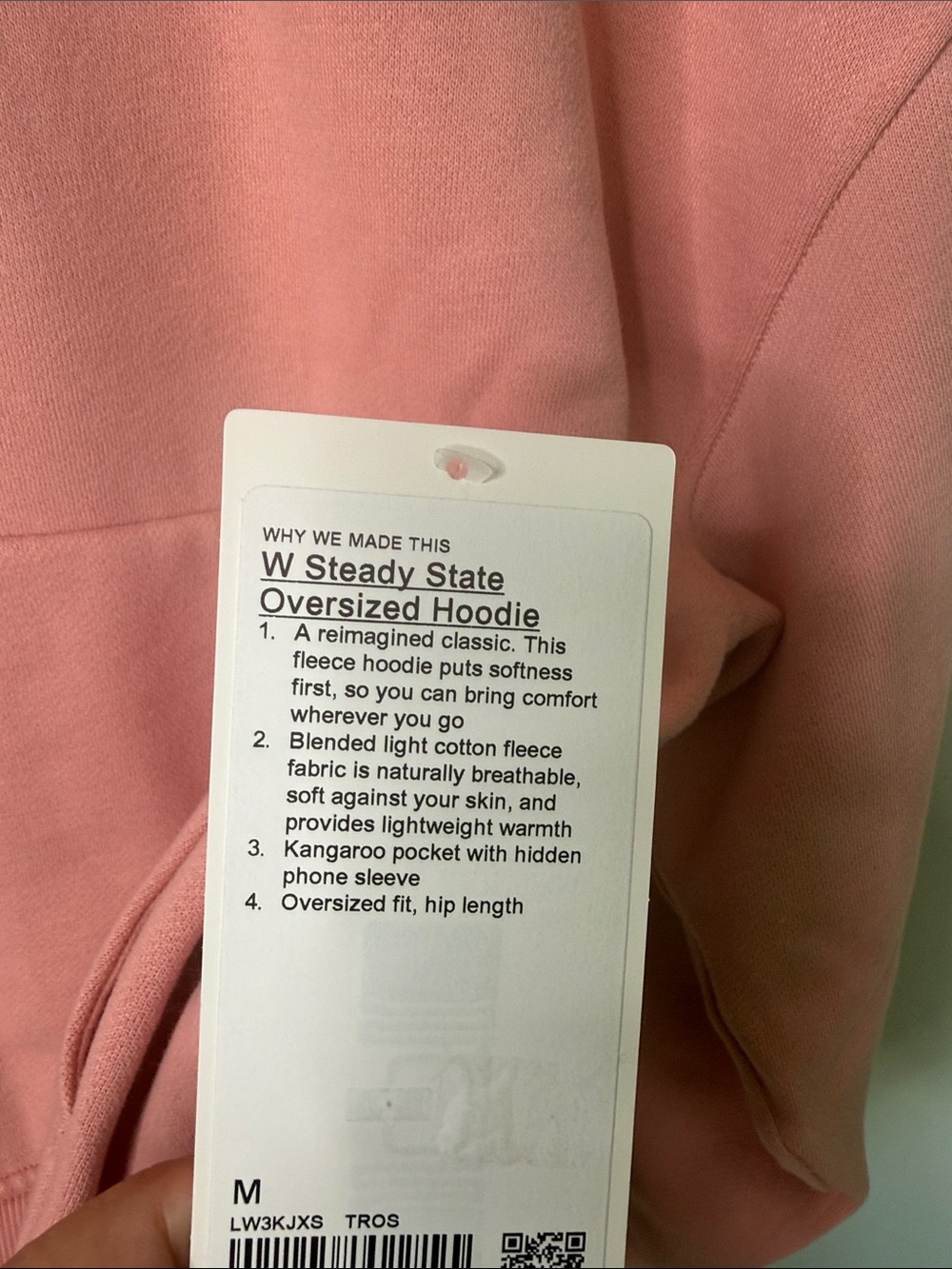 Lululemon W Steady State Oversized Hoodie - Picture 4 of 5